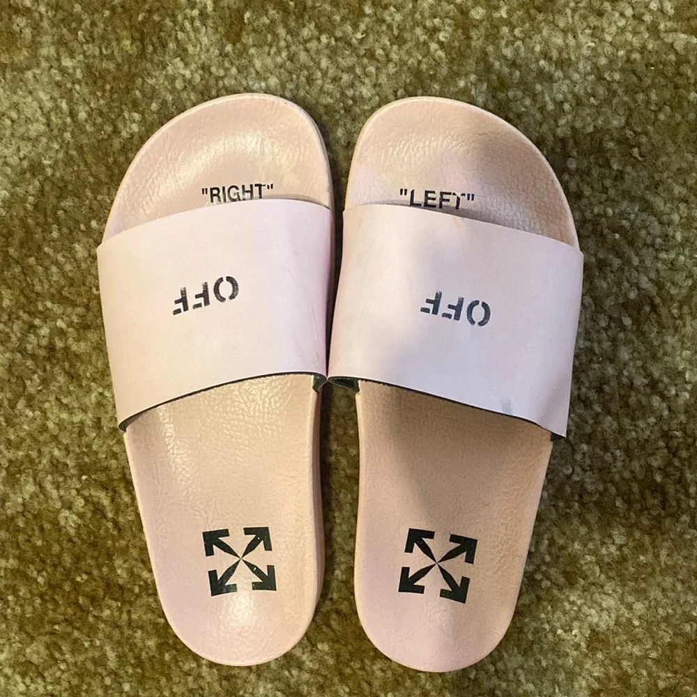 Off White Slides - Picture 1 of 3